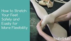 there is a woman with her hands on her stomach and the words stretch diet and exercise for flexibility