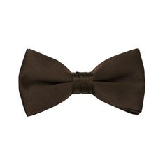 Pre-tied Satin bow with adjustable neck band Size: Adult Regular.  Color: Brown. Men's Bow Ties, Tuxedo Park, Brown Bow Tie, Pre Tied Bow Tie, Brown Satin, Mens Bow Ties, Boys Accessories, Truck Accessories, Satin Bow