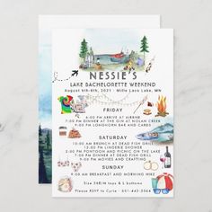 a poster with the words nessies on it and other things to do in front of it