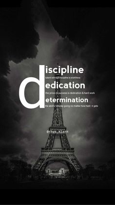 the eiffel tower in black and white with text describing it as an institution