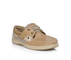 Dress the entire family in the Sperry Bluefish! This boat shoe is a classic wardrobe must anywhere you go. With a flexible outsole and padded collar, the Sperry Bluefish is so comfortable that you will have a hard time not making this your number one shoe! Leather upper, Genuine raw hide laces for authentic boat shoe styling, Updated cloth covered Comfort Memory Foam insole, Non-marking classic Sperry sipping for traction on wet or dry surfaces, Padded collar for comfort | Women's Sperry Bluefis Casual Boat Shoes With Cushioned Footbed, Comfortable Boat Shoes With Textured Sole, Comfortable Boat Shoes With Rubber Sole And Round Toe, Comfortable Cushioned Round Toe Boat Shoes, Casual Round Toe Boat Shoes, Casual Boating Moccasins With Rubber Sole, Round Toe Moccasins With Rubber Sole For Boating, Casual Moccasins With Rubber Sole For Boating, Boat Shoes With Removable Insole For Boating