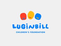 the logo for lugnibill children's foundation, which is designed to look like two