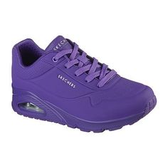 From Heels to Sneakers: Spring Shoe Must-Haves Night Shades, Sneakers Purple, Purple Sneakers, Wide Shoes, On Air, Skechers Women, Purple Fashion, Sneaker Collection, Stylish Shoes