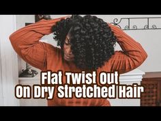 Flat Twist Out on Dry Hair Twist Out On Dry Natural Hair, Twist Out 4c Natural Hair, Twist Out Blow Dried Hair, Dry Twist Out Natural Hair, Blow Dry Twist Out Natural Hair, How To Flat Twist Natural Hair, Flat Twist Out Natural Hair, Blow Dry Natural Hair, Two Strand Twist Out