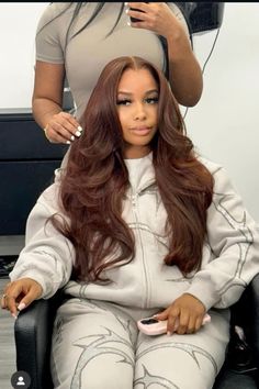 fall hair colour inspo wig Hair Colour Inspo, Fall Hair Colour, Hair Expo, Frontal Wig Hairstyles, Wig Ideas, Hairstyle Idea, Hair Done, Hair Laid, Chic Hairstyles