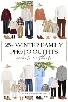 the 25 best winter family photo outfits