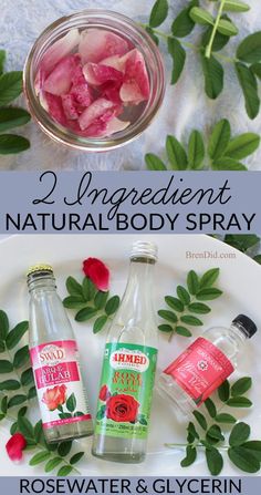 healthy body care | Natural Body Spray | natural perfume | rose water glycerin body spray | natural body spray via @brendidblog Refresh Curls, Natural Body Spray, Potion Ingredients, After Sun Spray, Perfume Rose, Coffee Facial, Two Ingredient, Home Remedies For Hair