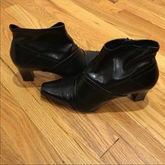 - Great For Work - Comfortable Soles - 3” Heel Formal Booties With Round Toe And Medium Width, Formal Synthetic Booties With Round Toe, Formal Synthetic Round Toe Booties, Franco Sarto Shoes, Franco Sarto, Bootie Boots, Ankle Boots, Women Shoes, Boots