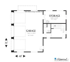 the floor plan for this garage apartment