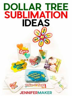 dollar tree sublimation ideas by jennyfer maker - book review and giveaway