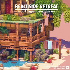 the beachside retreat cottage base is shown in this screenshot from an animated video game