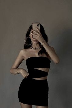 Black Clothes Aesthetic Classy, Rich Girl Style, Feminine Aesthetic, Fancy Outfits, Fancy Dresses, Black Outfit, Look Fashion, Classy Outfits, Pretty Dresses