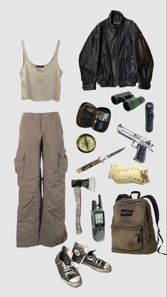 Apolocypse Outfit, Zombie Apocalypse Outfits Aesthetic Men, Twd Clothes Aesthetic, Walking Dead Aesthetic Outfit, Apocalypsecore Outfits, Apocolypse Aesthic Outfits, Twd Shifting Outfit, Tlou Inspired Outfits, Apacolypse Clothes Women