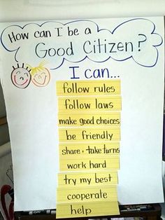 a sign that says how can i be a good citizen? i can follow rules