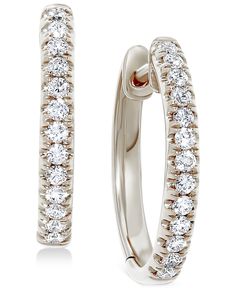 A millennial classic. Light up any look with these lovely diamond hoop earrings. White Gold Diamond Earrings, Fashion Reference, Small Hoop Earrings, Gold Diamond Earrings, Diamond Hoop Earrings, Jewelry Repair, Diamond Clarity, White Gold Diamonds, Online Jewelry