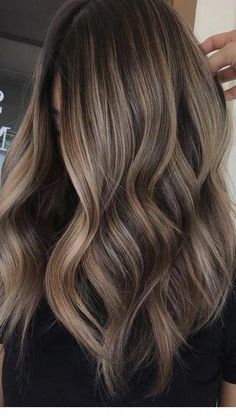 Fall Hair Color For Dirty Blonde, Neutral Ashy Brunette, Dirty Brunette Hair, Mocha Balayage Dark Brown, Brunette Hair With Babylights, Hair With Babylights, Brown Hair With Babylights, Baby Lights Hair Brunette, Brown Brunette Hair