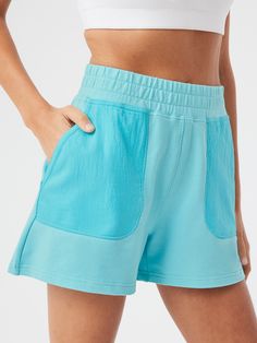 Short, sweet, and super-soft. A midweight short made in our BeachTree Cotton, featuring a roomy elastic waistband and two pockets. Outdoor Voices, Retail Therapy, High Low Dress, Strapless Dress, Mid Rise, Short Dresses, Latest Trends, Womens Shorts, Elastic