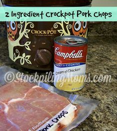 the ingredients for this recipe include pork chops