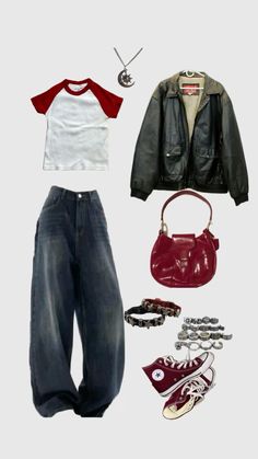 Art Aesthetic Outfit Ideas, Vintage Outfit Inspo 90s, Smiths Outfits, 2024 Outfits For Women, Masc Concert Outfits, Downtown Style Outfits, Downtown Girl Outfits Aesthetic, Thrift Style Outfits, Shuffles Clothes