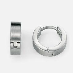 Stainless Steel Mens Silver Color Huggie Earrings New. Mens Earring, Mens Earrings Hoop, Mens Accessories Jewelry, Men Earrings, Huggie Earrings, Jewelry Inspo, Silver Man, Huggies Earrings, Silver Color