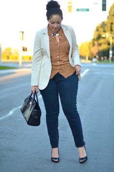 image Curvy Girl Fashion, Curvy Outfits, Curvy Fashion, Fashion Advice, Work Outfit, Plus Size Fashion, Trendy Outfits, Plus Size Outfits