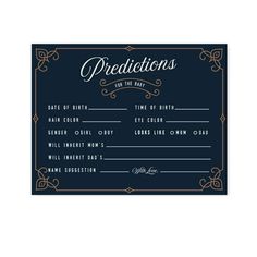 a black and gold wedding advice card with the words,'bridaltions for the bride