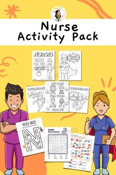 the nurse activity pack with two children