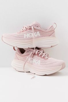 Hoka Bondi 8 Sneakers | Free People Womens Hoka Shoes Outfit, Hokas Women Bondi 8, How To Style Hoka Shoes, Waterproof Hoka, Hoka Bondi Outfit, Pink Hoka Shoes, Hoka Shoes Woman Outfit, Hoka Outfit, Hoka Shoes Woman