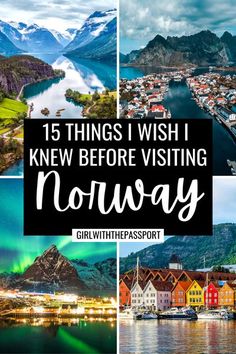 norway with the text 15 things i wish i knew before visiting norway