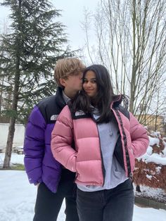 North Face Puffer Outfit, Tnf Jacket, Matching Things, Puffer Outfit, The North Face Puffer Jacket, The North Face Puffer, North Face Puffer Jacket, Aesthetic Style, Winter Fits