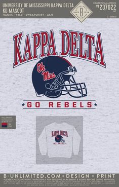 an image of a football jersey with the words kapa delta on it