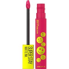 Maybelline Matte Lipstick, Maybelline Matte Ink, Maybelline Super Stay Matte Ink, Red Liquid Lipstick, Bright Lipstick, Neutral Undertones, Maybelline Super Stay, Long Lasting Lipstick, Maybelline New York