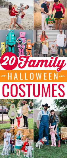 20 family halloween costumes for adults and children