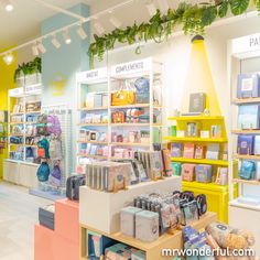 the inside of a store filled with lots of items