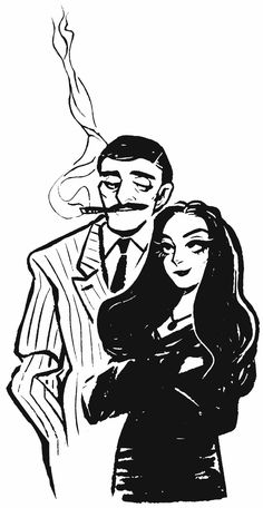 Morticia And Gomez, Morticia And Gomez Addams, Gomez And Morticia, Gomez Addams, Septième Art, 강아지 그림, Grass Valley, Horror Lovers, Halloween Tattoos