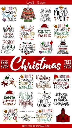 christmas svt files for cricut, silhouettes and other crafting projects