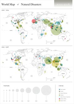 the world map shows different types of food