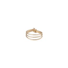 HANDCRAFTED USING 14K GOLD FILL OR .925 SILVER FOR MAXIMUM DURABILITY. THIS IS A 2 IN ONE RING THAT CAN BE WORN AS A TRI-BAND OR A KNOT RING! Knot Ring, One Ring, Rose Gold Ring, Two Pieces, From Scratch, Gold Filled, 925 Silver, Gold Rings, Knot