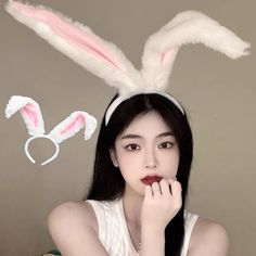 Sweet Cartoon Extra Large Plush Rabbit Ear Headband Cute Long Rabbit Ear Headband Bunny Hairband Bunny Hairband, Cosplay Hair Accessories, Plush Rabbit, Cosplay Hair, Rabbit Ears, Ear Headbands, Extra Large