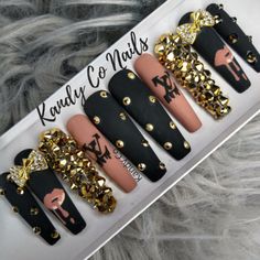 Nude Press On Nails, Nail Application, Luminous Nails, Queen Nails, Nails Inspired, Nails Gold, Drip Nails