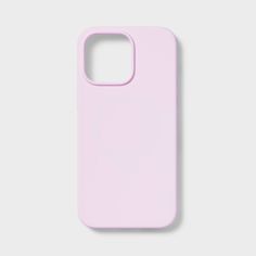 a pink phone case sitting on top of a white surface