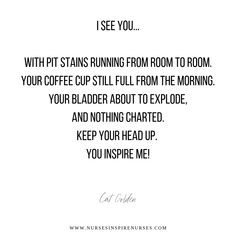 a quote that reads, see you with ptns running from room to room your coffee cup's still full from the morning