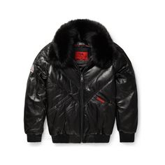 Original Goose Country Men's V-BOMBER FOX FUR leather Jacket – Zooloo Leather Country Man, Designer Jackets For Men, Fur Leather Jacket, Designer Jackets, Custom Nike, Men's Leather Jacket, Country Men, Marc New York, Leather Jacket Black