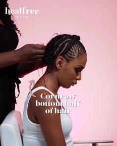 Crochet And Cornrow Hairstyles, Cornrows And Crochet, Heat Free Hairstyles Black Natural Hair, Crown Cornrows, Heat Free Hair, Angel Crown, Naturalista Hairstyles, Heat Free Hairstyles, Crotchet Styles