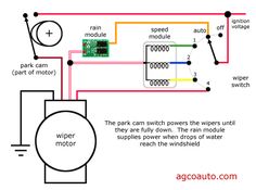 the wiring diagram for an automatic water heater, with two wires connected to each other