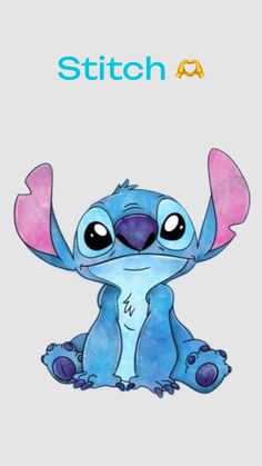 an image of stitch with the name stitch on it