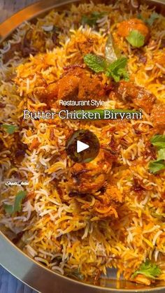 641K views · 96K reactions | Will you try this !!
Eid series: 10

Restaurant Style Butter Chicken Biryani !!

This Eid try making this irresistible Butter Chicken Biryani, with tender chicken & blend of creamy rich flavors delivering a royal taste with each mouthful..

Try it out and thank me laterzz..

LIKE, SAVE, SHARE the reel &
FOLLOW @shadi_faleel for more easy recipes.

You’ll need:
To Marinate
1kg Boneless Chicken cubes from @thehalalbutcheryuk 
1 tbsp Salt
1 tbsp Chilli powder 
1 tbsp Kashmiri chilli powder 
1/2 tbsp Cumin powder 
1/2 tbsp Garam masala 
1/2 cup Yoghurt 
2 tbsp Tomato paste 
1 tbsp Ginger garlic paste 
1 tbsp Kasuri methi
Juice of 1 lemon
1/4 cup Oil 
Handful of Chopped Coriander 🌿 

For the masala 
80g Butter
1/3 cup Ghee
1/2 cup Fried onions
1/2 cup Yoghurt 
10 p Butter Chicken Biryani Recipe, Butter Chicken Recipe Indian Easy, Boneless Chicken Recipes Indian, Chicken Biryani Recipe Indian, Biriyani Recipes, Easy Chicken Biryani Recipe, Chicken Butter Masala, Chicken Cubes, Butter Chicken Recipe Indian