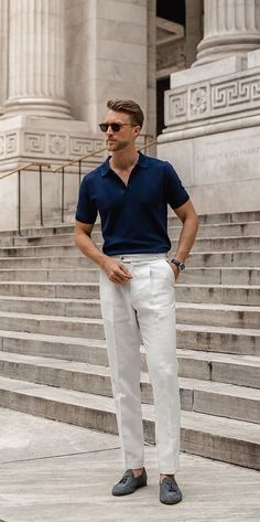 Casual Dress Code For Men, Polo Outfit Men, Smart Casual Dress Code, Party Outfit Men, Outfit Elegantes, Mens Smart Casual Outfits, Dress Code Casual