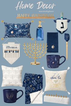 the hanukkah holiday gift guide for home decor