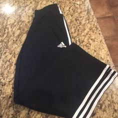 Adidas Boys Black Sweatpants. Barely Worn. Looks Brand New. Black Cotton Sweatpants With Three Stripes Branding, Black Adidas Cotton Sweatpants, Black Cotton Adidas Sweatpants, Adidas Black Cotton Sweatpants, Adidas Bottoms, Boy Sweatpants, Black Sweatpants, Adidas Black, Black Adidas